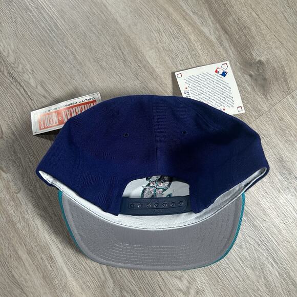 Vintage American Needle Seattle Mariners Hat Snapback MLB Baseball Blue Cap - Picture 7 of 9